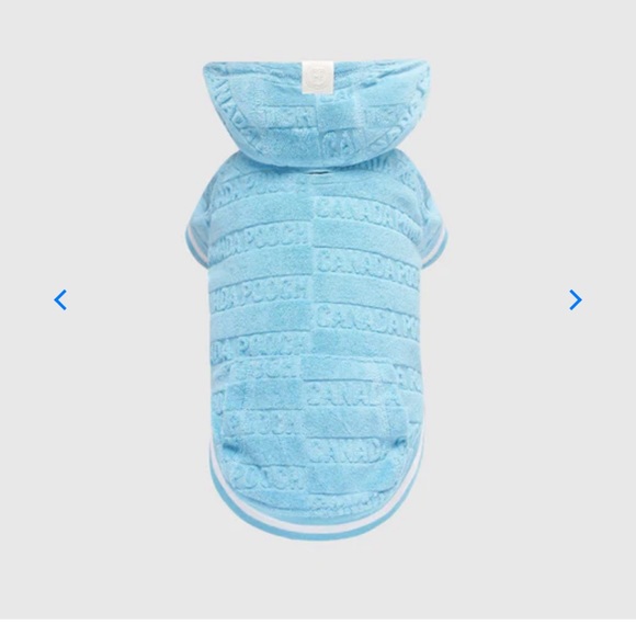 CANADA POOCH -BEACH BUM 2in1-TOWEL (Terry Cloth) DOG HOODIE (NWT)** - Picture 5 of 11